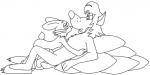 ambiguous_gender black_and_white canine duo hamsy lagomorph line_art mammal monochrome nu_pogodi open_mouth plain_background rabbit volk white_background zayats
Rating: Questionable
Score: 0
User: metalslayer777
Date: January 09, 2014