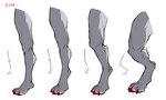 ambiguous_gender anatomy anthro chart claws digitigrade disembodied_leg fur grey_body grey_fur how-to leg_tuft muscular_legs paws plantigrade simple_background tuft white_background fish7163 ambiguous_species mammal 2024 digital_drawing_(artwork) digital_media_(artwork) hi_res signature