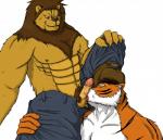 2013 anthro balls boots brown_eyes canine claws clothing eyes_closed feline fur gay glans licking lion male mammal manly muscles navel oral orange_fur pants penis plain_background pubes raus sex simple_background striped_fur tiger tongue vein veiny_penis were werewolf white_background
Rating: Explicit
Score: 5
User: MJ1988
Date: April 09, 2014