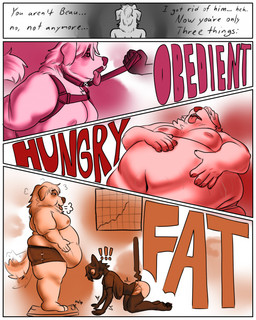 all_fours anthro back_fat belly belly_overhang belly_rolls big_belly big_butt big_moobs bloated border butt chart clothing deep_navel degradation duo fat_arms fat_rolls feederism femboy hand_on_belly harness huge_belly huge_butt huge_moobs ill-fitting_clothing leash leash_pull looking_pleasured love_handles male moobs morbidly_obese morbidly_obese_male muffin_top navel nipples obese obese_male overweight overweight_male side_view stretch_marks stuffing text thick_thighs tongue tongue_out torn_clothing torn_underwear underwear weighing_scale weight_difference weight_gain white_border rowan_bou beau_(rowan_bou) lukas_(rowan_bou) canid canine canis domestic_cat domestic_dog felid feline felis great_pyrenees livestock_guardian_dog mammal molosser mountain_dog pastoral_dog comic english_text hi_res