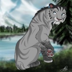 2012 blue_eyes cat ear_piercing feline female fur ice_age jujubajulia paws piercing sabertooth shira_(ice_age) smilodon tiger white_fur
Rating: Safe
Score: 10
User: slyroon
Date: July 04, 2013