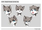 anthro blue_eyes eyewear glasses male solo longdanger canid canine canis mammal 2020 digital_media_(artwork) headshot_portrait portrait