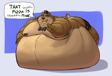 anthro belly big_belly bow_tie brown_body brown_fur burping clothing fur hat headgear headwear huge_belly male moobs morbidly_obese morbidly_obese_male nipples obese obese_male overweight overweight_male solo top_hat billedraccoon72 fattyraccoon72 five_nights_at_freddy's scottgames freddy_(fnaf) bear mammal hi_res