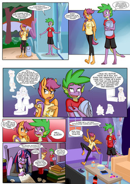 5_fingers anthro book clothed clothing controller dialogue eyebrows eyelashes eyes_closed feet female fingers furniture game_controller green_eyes horn open_mouth smile sofa speech_bubble standing tail text toes wings young anibaruthecat friendship_is_magic hasbro my_little_pony mythology apple_bloom_(mlp) rarity_(mlp) scootaloo_(mlp) spike_(mlp) sweetie_belle_(mlp) twilight_sparkle_(mlp) equid equine mammal mythological_creature mythological_equine pegasus winged_unicorn 2025 absurd_res artist_name digital_media_(artwork) english_text hi_res