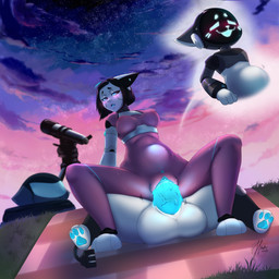 abdominal_bulge animal_ears animal_genitalia animal_penis anthro anthro_penetrating balls big_balls black_hair blue_pawpads blue_paws blue_penis blue_tongue blue_vulva blush bodily_fluids breasts cloud dial drooling duo electrical_plug_tail feline_ears feline_genitalia feline_penis female folded_clothes folded_clothing genital_fluids genitals glowing glowing_belly glowing_genitalia glowing_penis grass hair huge_balls looking_pleasured machine male male/female male_penetrating motion_lines nipples nude on_bottom on_top outdoor_nudity outside outside_sex pawpads paws penetration penile penile_penetration penile_spines penis penis_in_vagina picnic_blanket pink_body pink_skin plant reverse_cowgirl_position saliva screen screen_face sex short_hair size_difference sky skyscape star starry_sky sweat sweatdrop tail telescope thick_penis thick_thighs tongue vaginal vaginal_fluids vaginal_penetration vein veiny_penis vulva white_body harmlessnoodle chip_(ch1p_set_ad) neko_(harmlessnoodle) animal_humanoid domestic_cat felid felid_humanoid feline feline_humanoid felis humanoid mammal mammal_humanoid robot robot_anthro robot_humanoid 1:1 2025 absurd_res digital_drawing_(artwork) digital_media_(artwork) hi_res signature watermark