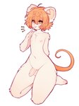 anthro areola balls feet femboy flaccid fur genitals hair male nipples nude paws penis simple_background smile solo tail thick_thighs white_background wide_hips katsucoffee mimi_(proudmimic) mammal mouse murid murine rodent 2023 hi_res