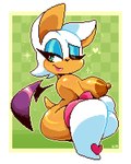 anthro areola big_areola big_breasts big_nipples boots boots_only breasts brown_areola brown_nipples clothing eyeshadow female footwear footwear_only huge_areola lipstick makeup mostly_nude nipples one_eye_closed orange_body shoes short_stack side_boob sitting solo thick_thighs wings wink legendofnerd third-party_edit sega sonic_the_hedgehog_(series) rouge_the_bat 4:5