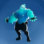 abs big_muscles blue_background blue_body boots bottomwear clothed clothing fingerless_gloves footwear gesture gloves hand_gesture handwear huge_muscles looking_at_viewer male muscular muscular_humanoid muscular_male navel nipples not_furry pants pecs shoes simple_background smile solo thumbs_up topless demondragoncyan epic_games fortnite rippley_(fortnite) goo_creature humanoid 1:1 2019 absurd_res blue_theme hi_res