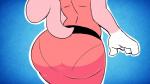 2017 anthro big_butt butt clothed clothing domestic_cat felid feline felis female fur mammal panty_lines pink_body pink_fur rear_view shima_luan solo super_planet_dolan underwear_outline vimhomeless youtube