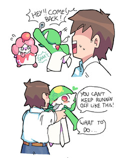 blush cutlery featureless_feet feet female group heart_symbol kitchen_utensils male male_human simple_background size_difference smile spoon spoon_in_mouth surprised text tools trio white_background melfunnysmell nintendo pokemon gaba_(melfunnysmell) gardevoir generation_3_pokemon generation_6_pokemon human humanoid mammal pokemon_(species) slurpuff english_text hi_res