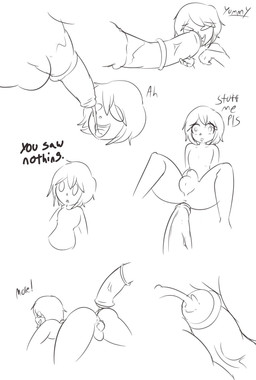 anal animal_genitalia animal_penis asking asking_for_more balls bodily_fluids clothed clothing command crossdressing cum dialogue duo equine_genitalia equine_penis femboy genital_fluids genitals male male/male not_furry_focus nude oral penis size_difference solo_focus talking_to_another talking_to_partner text kittyodic human mammal digital_drawing_(artwork) digital_media_(artwork) english_text hi_res sketch