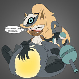 anthro big_diaper blush bodily_fluids breasts clothed clothing dialogue diaper embarrassed female genital_fluids solo speech_bubble torn_clothing unclean_diaper urine used_diaper wet_diaper sippysips idw_publishing sega sonic_the_hedgehog_(comics) sonic_the_hedgehog_(idw) sonic_the_hedgehog_(series) whisper_the_wolf canid canine canis mammal wolf 1:1