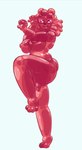 anthro balls biped breasts candy dessert eyewear food genitals glasses gummy_(food) gynomorph intersex nipples nude penis red_body simple_background solo thick_thighs cinnamimi samantha_(cinnamimi) bear food_creature gummy_creature living_candy mammal absurd_res digital_media_(artwork) hi_res