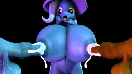 animal_genitalia animal_penis anthro anthrofied balls big_breasts bodily_fluids breast_expansion breast_growth breasts clothing cum cum_inflated_breasts cum_inflation cum_inside disembodied_penis double_nipple_penetration equine_genitalia equine_penis expansion female genital_fluids genitals group group_sex growth hat headgear headwear horn huge_breasts hyper hyper_breasts inflation lactating male male/female mane milk nipple_fetish nipple_penetration nipple_play nipple_sex nipples nude orgasm penetration penile penile_penetration penis penis_in_nipple sex solo_focus standing threesome tongue tongue_out trio vein veiny_penis thelewderizer_(artist) friendship_is_magic hasbro my_little_pony mythology trixie_(mlp) equid equine horse mammal mythological_creature mythological_equine pony unicorn 16:9 2018 3d_(artwork) digital_media_(artwork) hi_res source_filmmaker_(artwork) widescreen