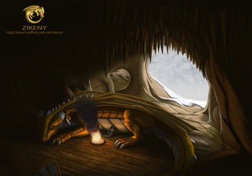 anthro bonfire campfire cave claws dark duo feral fire lying male male/male sitting size_difference size_play snow snowstorm storm tail text wings zikeny european_mythology mythology dragon mythological_creature mythological_scalie scalie western_dragon hi_res url