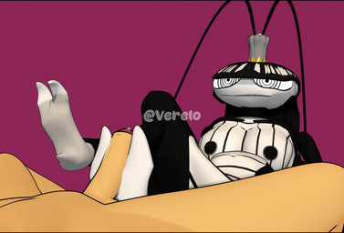 ambiguous_fluids big_breasts bodily_fluids breasts claws cum duo faceless_character faceless_male feet female foot_fetish foot_focus foot_play footjob genital_fluids genitals male male/female nude nude_female nude_male penis precum sex smile smirk sound_effects thick_thighs toe_claws verelo versus_(manga) anon roya_roach animal_humanoid arthropod arthropod_humanoid blattodean cockroach cockroach_humanoid humanoid insect insect_humanoid 3d_(artwork) animated digital_media_(artwork) loop short_playtime