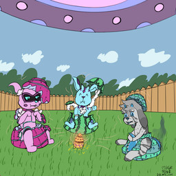 age_regression anthro artifact baby backyard barefoot big_diaper biped birth buckteeth clothed clothing detailed_background diaper digitigrade dragon_tail easter_egg egg eggshell featureless_feet feet female fence fluffy fluffy_chest gesture group hand_gesture hatching_from_egg holidays hooves horn long_ears machine outside semi-anthro soiled_diaper stink_fumes stink_lines teeth tentacles text thumbs_up trio ufo unclean_diaper unguligrade used_diaper visor wearing_diaper young m3g4 easter mythology rawrbit unnamed_character alien android dragon hybrid lagomorph leporid mammal mythological_creature mythological_scalie rabbit robot scalie 1:1 2025 artist_name colored dated digital_media_(artwork) hi_res
