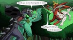 anthro butt caught female fingering genitals group male male/female outside penetration penis sex speech_bubble spying tail text vaginal vaginal_penetration voyeur fieryashy bakugan mythology drago helios_(bakugan) skyress wavern avian dragon mythological_creature mythological_scalie scalie skyress_(bakugan) 16:9 english_text widescreen