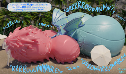 aroused ball balls balls_expansion beach beach_ball big_balls big_knot big_penis blue_body blue_scales bodily_fluids dialogue expansion feral genital_expansion genital_fluids genitals growth huge_balls huge_knot huge_penis hyper hyper_balls hyper_genitalia hyper_knot hyper_penis immobile inflatable knot knotted_penis lying lying_on_penis male on_front on_own_penis on_penis onomatopoeia outside parasol penile_spines penis penis_bigger_than_body penis_expansion precum scales solo sound_effects spread_wings text thick_penis thick_precum tongue tongue_out tropical wings bonzaipalmtree mythology zai_(bonzaipalmtree) dragon mythological_creature mythological_scalie scalie 2026 3d_(artwork) blender_(artwork) digital_media_(artwork) english_text hi_res widescreen