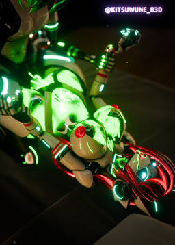 ahegao bodily_fluids cum cum_in_mouth cum_in_vagina cum_inside cum_on_face cum_on_penis dominant dominant_male duo ejaculation excessive_cum excessive_genital_fluids female genital_fluids genitals glowing glowing_cum looking_pleasured machine male male/female penis rough_sex sex submissive submissive_female unusual_bodily_fluids unusual_cum unusual_genital_fluids wrist_grab kitsuwune_b3d vega-01_(kitsuwuneb3d) velvet-01_(kitsuwuneb3d) humanoid robot robot_humanoid absurd_res hi_res