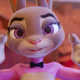 anthro butterfly_(accessory) camera clothing dialogue female fur handpaw holding_camera holding_object latex latex_clothing looking_at_viewer multicolored_body open_mouth paws pink_latex pink_nose selfie solo talking_to_viewer teeth topwear translucent translucent_clothing two_tone_body uniform pochemu disney zootopia judy_hopps lagomorph leporid mammal rabbit 1:1 3d_(artwork) 3d_animation animated bust_portrait digital_media_(artwork) loop no_sound portrait short_playtime video