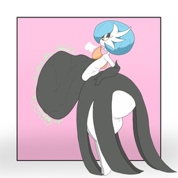 abdominal_bulge ambiguous_gender armwear belly big_belly big_butt blue_eyes breath bridal_gauntlets butt chest_spike clothing dress eyelashes eyeshadow female female_pred flat_chested huge_belly huge_butt hyper hyper_belly hyper_butt looking_down makeup onomatopoeia orange_eyes overweight overweight_female prey_outline pseudo_clothing side_view solo sound_effects spikes spikes_(anatomy) text vore white_body endlessnight nintendo pokemon generation_6_pokemon humanoid mega_evolution mega_gardevoir pokemon_(species) 2025 absurd_res digital_drawing_(artwork) digital_media_(artwork) hi_res