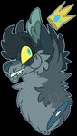 ambiguous_form ambiguous_gender blue_eyes blue_outline candy_gore crown disembodied_head eyebrows floating_crown fur gore green_eyes green_inner_ear green_inner_ear_fluff green_nose green_tongue grey_body grey_fur grey_hair hair headgear inner_ear_fluff long_neck multicolored_eyes notched_ear outline painless_gore pupils simple_background slit_pupils smile snout solo striped_tongue teeth tongue transparent_background tuft two_tone_eyes whisker_spots yellow_sclera jaspering jasper_(jaspering) alaskan_malamute alligator alligatorid american_alligator canid canine canis crocodilian domestic_dog german_shepherd herding_dog hybrid mammal nordic_sled_dog pastoral_dog reptile scalie spitz 2017 alpha_channel digital_drawing_(artwork) digital_media_(artwork) flat_colors headshot_portrait portrait watermark nonbinary_(lore) trans_(lore) trans_man_(lore)