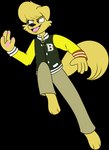 2018 3_toes 4_fingers absurd_res action_pose adolescent alpha_channel anthro barefoot biped bird_dog black_eyes black_mouth black_nose blonde_hair bottomwear brett_macduffy canid canine canis cheek_tuft chokovit_(artist) clothed clothed_anthro clothed_male clothing colored digital_drawing_(artwork) digital_media_(artwork) dog_ears dog_tail domestic_dog facial_tuft feet fingers floppy_ears fluffy fluffy_tail front_view full-length_portrait fur fur_tuft furgonomic_bottomwear furgonomics golden_retriever hair hi_res hunting_dog jacket jock letterman_jacket long_tail looking_aside male male_anthro mammal necktie open_mouth pants pattern_necktie pawpads pink_pawpads pink_tongue portrait pose retriever school_uniform simple_background solo striped_necktie tail tan_bottomwear tan_clothing tan_pants teeth text text_on_clothing text_on_jacket text_on_topwear toes tongue topwear transparent_background tuft uniform white_text yellow_body yellow_ears yellow_fur yellow_tail yellow_tuft young