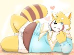 anthro belly clothed clothing kemono male overweight overweight_male solo tongue tongue_out underwear kogamaru crave_saga caladbolg_(crave_saga) ailurid mammal red_panda 2023 4:3