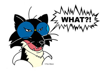annoyed anthro asking big_glasses black_body black_fur black_nose cheek_tuft countershade_neck countershading eyewear facial_tuft fur glasses interrobang male open_mouth pince-nez simple_background solo speech_bubble tongue tuft whiskers white_background gabriel_gentile jack_salem gulonine mammal marten mustelid musteline sable_(marten) 2002 4:3 reaction_image