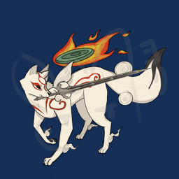 all_fours female feral fighting_pose fire melee_weapon object_in_mouth pose simple_background solo sword sword_in_mouth transparent_background weapon weapon_in_mouth wolf_tail wanko_(artist) capcom dark_souls fromsoftware okami_(capcom) amaterasu_(okami) canid canine mammal 1:1 alpha_channel digital_media_(artwork) hi_res