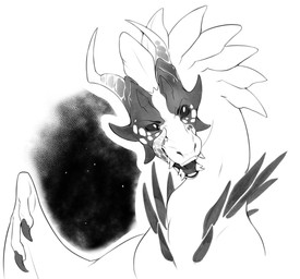 ambiguous_gender facial_spots fangs feral horn licking licking_lips licking_own_lips membrane_(anatomy) membranous_wings ridged_horn self_lick simple_background solo spotted_face teeth tongue tongue_out unsigned wings kardinaluz mythology dragon mythological_creature mythological_scalie scalie hi_res monochrome