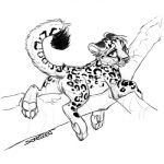 anus branch butt cat cute feline female feral fur hindpaw leopard lounging moss paws plain_background pussy raised_tail relaxing rosettes sefeiren snow_leopard solo tree whiskers white_background wood
Rating: Explicit
Score: 11
User: otterface
Date: November 21, 2010