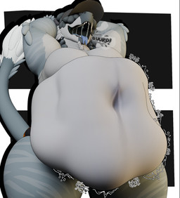anthro anthro_pred belly big_belly bodily_noises burping churning claws clothing deep_navel dialogue digestion digestion_noises fur hair hair_over_eye hat hat_only headgear headgear_only headwear headwear_only huge_thighs male male_anthro male_pred male_prey mostly_nude muscular muscular_anthro muscular_male navel neck_tuft obscured_eyes open_mouth oral_vore overweight overweight_anthro overweight_male pecs rumbling_stomach short_hair simple_background size_difference smile solo sound_effects tail teeth text thick_thighs tongue tongue_out tuft vore white_body wide_hips anaroth mythology gravel_(anaroth) levi(leggywolf) dragon furred_dragon furred_scalie mammal mythological_creature mythological_scalie scalie 3d_(artwork) digital_media_(artwork) english_text hi_res