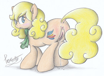 anus blonde_hair blue_eyes cutie_mark equine female fur hair horse looking_at_viewer mammal my_little_pony original_character patoriotto plain_background pony pussy pussy_juice solo white_background
Rating: Explicit
Score: 5
User: Patoriotto
Date: March 31, 2014