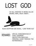 egyptian lost poster poster_template sab solo text yinepu egyptian_mythology middle_eastern_mythology mythology anubis anubian_jackal canid canine canis deity domestic_dog jackal mammal absurd_res english_text hi_res