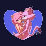 after_kiss anthro bare_back bare_breasts biped blush bodily_fluids breast_grab breast_squish breasts duo female female/female hand_on_breast heart_symbol hug implied_fingering intimate kissing nipples nude saliva saliva_string simple_background squish sapphicwetpanties sega sonic_the_hedgehog_(series) amy_rose blaze_the_cat domestic_cat eulipotyphlan felid feline felis hedgehog humanoid mammal 1:1 absurd_res hi_res warm_colors