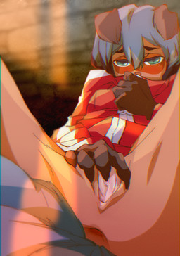 anthro anus blue_body blue_eyes blue_fur blue_hair bottomless brown_body brown_fur butt clothed clothing female fingering fingering_self fingers fluffy fluffy_tail fur genitals hair jacket masturbation solo tail topwear vaginal vaginal_fingering vaginal_masturbation vulva nihill brand_new_animal studio_trigger michiru_kagemori canid canine mammal raccoon_dog tanuki 2020