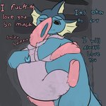 bodily_fluids crying cuddling cutting feral hug love male male/male prison reassuring ribbons scar tears tendrils wounded poofythedragon nintendo pokemon eeveelution generation_1_pokemon generation_6_pokemon pokemon_(species) sylveon vaporeon 1:1 absurd_res hi_res sketch