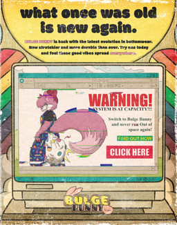 accessory anthro big_tail bow_ribbon clothing clown_costume clown_makeup computer computer_virus_(program) electronics excessive_feces feces female fictional_product hair_accessory hair_bow hair_ribbon hyper hyper_feces magazine_page pajamas ribbons sharp_teeth soiling soiling_underwear solo tail teeth text vintage seraphina_shameless canid canine fox mammal robot_anthro english_text hi_res