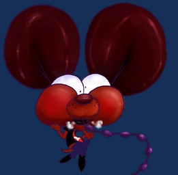 4_fingers air_inflation anthro black_clothing black_footwear black_shirt black_shoes black_topwear blue_bottomwear blue_clothing blue_pants bottomwear clothed clothed_anthro clothing fingers footwear fully_clothed fully_clothed_anthro hand_on_own_cheek head_inflation hose hose_in_mouth hose_inflation inflation male navel necktie pants purple_hose red_body red_necktie shirt simple_background solo tail topwear transparent_background whisker_spots captainethanfoxtail canid canine canis domestic_dog mammal 2025 alpha_channel digital_media_(artwork)