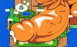 anthro balls bodily_fluids genital_fluids genitals macro male media_accurate penis precum pubes solo mouthmoth mario_bros nintendo super_mario_world bowser koopa scalie digital_media_(artwork) low_res pixel_(artwork)