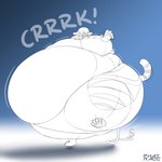 air_inflation belly belly_inflation big_belly expansion hair helium helium_inflation helium_tank hose hose_inflation huge_belly hyper hyper_belly inflation looking_at_viewer onomatopoeia solo sound_effects text phatracc felid mammal pantherine tiger 1:1 hi_res