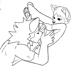 adult_on_child adult_on_young age_difference anal anthro arms_around_legs cheek_tuft duo eyes_closed facial_tuft hand_on_leg head_tuft hugging_legs innocent_expression legs_up male male/male neck_tuft oral pawpads paws rimming rimming_male self_hug selfcest sex square_crossover tuft young young_anthro young_male minishadefox ruke_(minishadefox) canid canine canis domestic_dog husky mammal nordic_sled_dog siberian_husky spitz hi_res monochrome