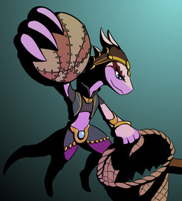 4_fingers anthro armor ball basketball basketball_(ball) basketball_hoop bent_leg biped blue_eyes bracers clothed clothed_anthro clothed_female clothing crop_top eye_markings eyelashes female fingers fully_clothed fully_clothed_anthro fully_clothed_female gradient_background half-closed_eyes headdress headgear headwear high-angle_view holding_ball holding_object horn legwear markings midair midriff mouth_closed multicolored_body multicolored_skin narrowed_eyes pupils purple_body purple_skin raised_arm shirt simple_background solo tan_body tan_skin topwear two_tone_body two_tone_skin vest white_sclera lizardanon ever_oasis nintendo edina_(ever_oasis) drauk scalie 2025 digital_media_(artwork) flat_colors full-length_portrait hi_res portrait