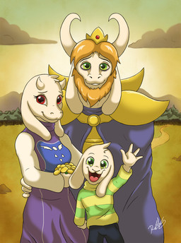age_difference anthro beard daww facial_hair family female flower gesture green_eyes group horn looking_at_viewer male mature_anthro mature_female mature_male older_female plant sunset waving young young_anthro horsen undertale undertale_(series) asgore_dreemurr asriel_dreemurr toriel boss_monster_(undertale) bovid caprine mammal father_(lore) father_and_child_(lore) father_and_son_(lore) mother_(lore) mother_and_child_(lore) mother_and_son_(lore) parent_(lore) parent_and_child_(lore) parent_and_son_(lore) son_(lore)
