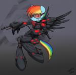 anthro anthrofied armor blue_body blue_fur brotherhood_of_nod eyewear feathered_wings feathers female fur grin hair looking_at_viewer multicolored_hair multicolored_tail nod rainbow_hair rainbow_tail smile solo tail teeth wings sandwich-anomaly command_and_conquer electronic_arts friendship_is_magic hasbro my_little_pony mythology rainbow_dash_(mlp) equid equine mammal mythological_creature mythological_equine pegasus 2014 hi_res shaded signature