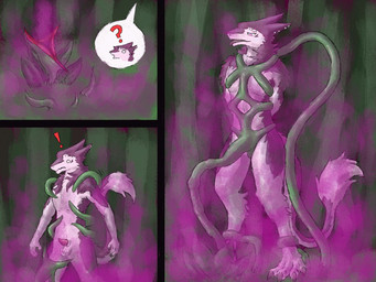 4_fingers 4_toes animal_genitalia animal_penis anthro balls bound digitigrade ear_piercing feet fingers fur furgonomics furry-specific_piercing genital_piercing genitals half-closed_eyes half-erect harness hypnosis hypnotic_gas male mind_control narrowed_eyes nude open_mouth orgasm outside penile penis penis_milking pheromones piercing pink_body pink_fur plant restrained restrained_by_tentacles sex sheath sheath_piercing solo tail tapering_tail tentacle_harness tentacle_sex tentaclejob tentacles thick_tail toes tongue vine_bondage vine_tentacles vines white_body white_fur sqwkr sergal comic digital_drawing_(artwork) digital_media_(artwork) hi_res sequence