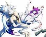 2013 anal anal_penetration anthro azriel dragon draki duo ear_piercing erection gay girly horn male penetration penis piercing plain_background purple_eyes small_penis smirk steel_tigerwolf underwear white_background whitephox
Rating: Explicit
Score: 5
User: palesnake
Date: March 04, 2014