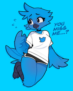 2_toes anthro arm_tuft avian_feet barefoot beak biped black_beak black_bottomwear black_clothing black_feet black_legs black_shorts blue_background blue_body blue_eyes blue_feathers blush bodily_fluids bottomwear breasts cheek_tuft chest_tuft claws clothing dialogue dolphin_shorts eyebrows facial_tuft feathers feet female flying_sweatdrops grey_body grey_scales head_tuft knee_tuft leg_tuft medium_breasts non-mammal_breasts open_beak open_mouth scales shirt shorts simple_background solo sweat sweatdrop sweatdrop_(iconography) t-shirt tail tail_feathers talons text toe_claws toes topwear tuft white_clothing white_shirt white_topwear winged_arms wings jayrnski twitter tweetfur avian bird bluebird oscine passerine thrush_(bird) 2025 english_text hi_res meme